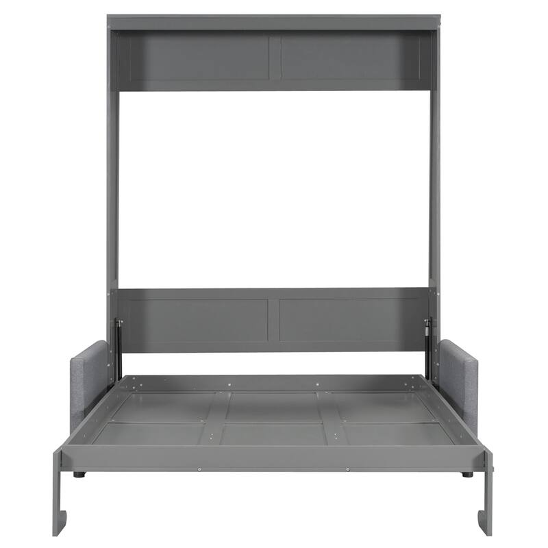 Queen Size Murphy Bed Wall Bed with Cushion