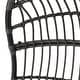 preview thumbnail 16 of 16, Richards Outdoor/Indoor Wicker Hanging Chair (No Stand) by Christopher Knight Home