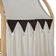 preview thumbnail 12 of 22, Twin Size Kids Bed With Arched Roof Light Strip Interactive Whiteboard/2 Drawers