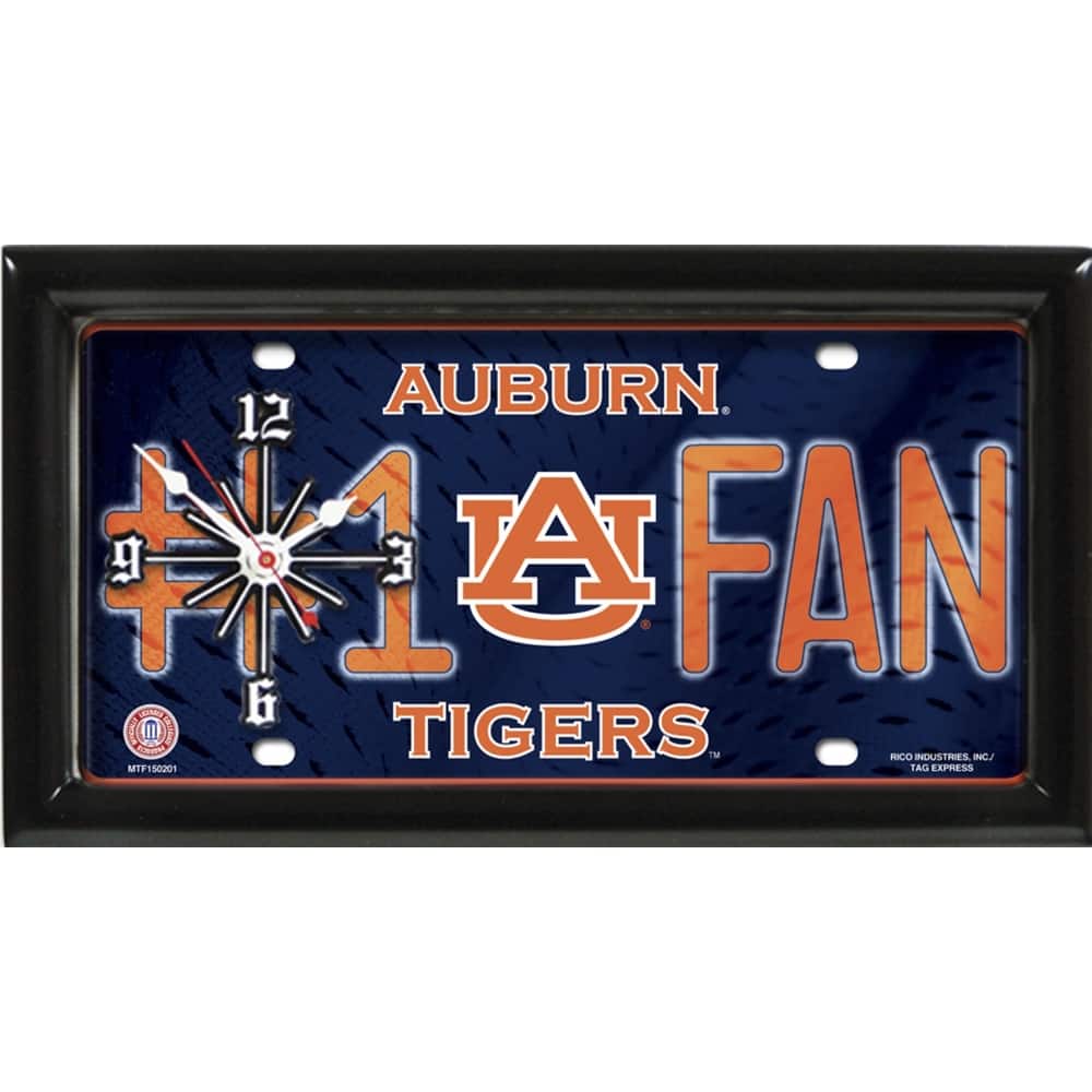 Auburn Tigers Clock
