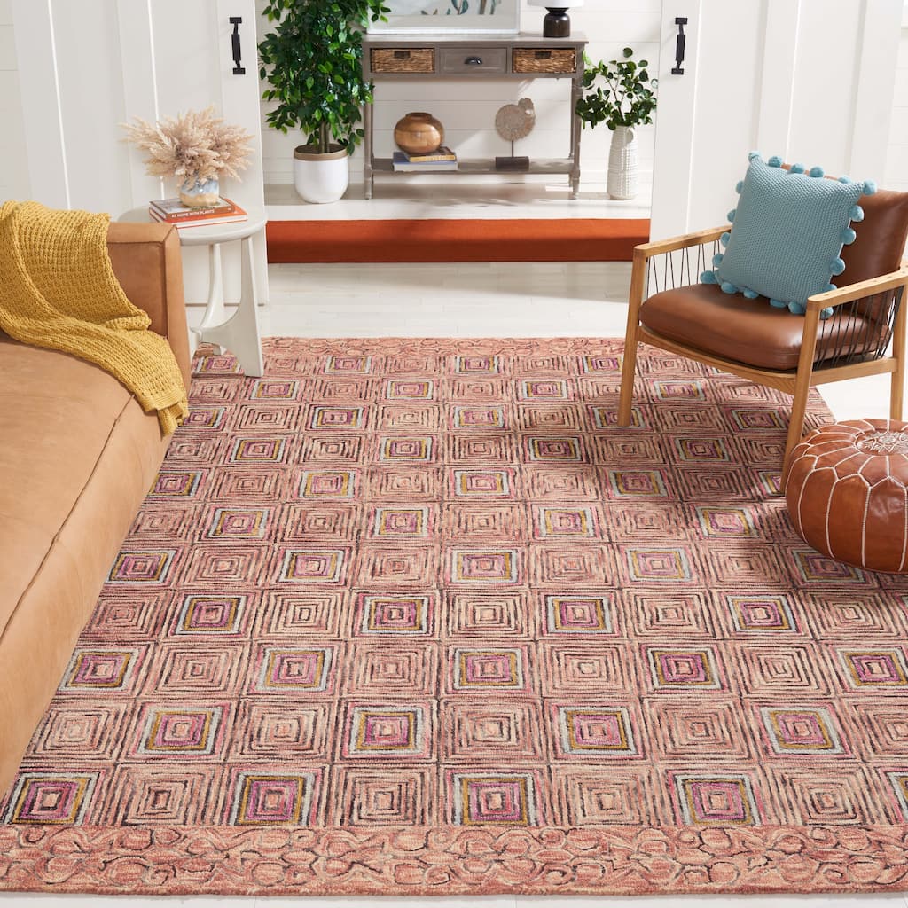 SAFAVIEH Handmade Aspen Yusra Bohemian & Eclectic Tribal Wool