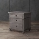preview thumbnail 3 of 44, SAFAVIEH Couture Allisyn 3-Drawer Wood Nightstand Light Grey