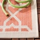 SAFAVIEH Courtyard Lawanda Trellis Indoor/ Outdoor Waterproof Patio Backyard Rug - 2' x 3'7" - Red/Beige