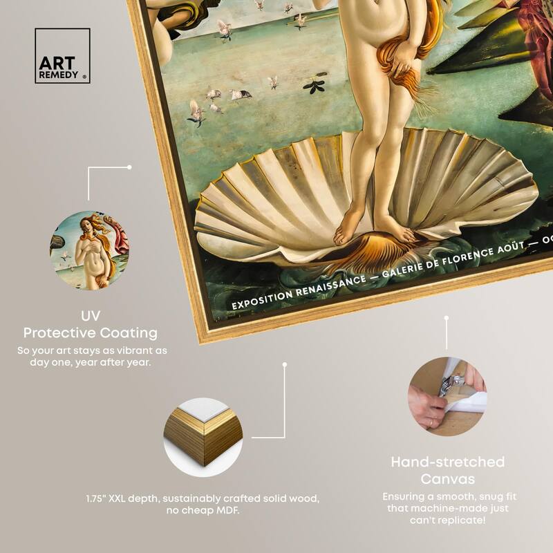 Renaissance Birth of Beauty Canvas by Art Remedy