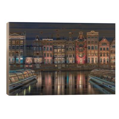 Amsterdam Colors Print On Wood by Fran Osuna - Multi-Color
