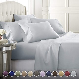 Amazon.com: 1800 Thread Count Sheet Set – Soft Egyptian  1800 Thread Count Silky Soft Sheets! 🌟 display picture 1