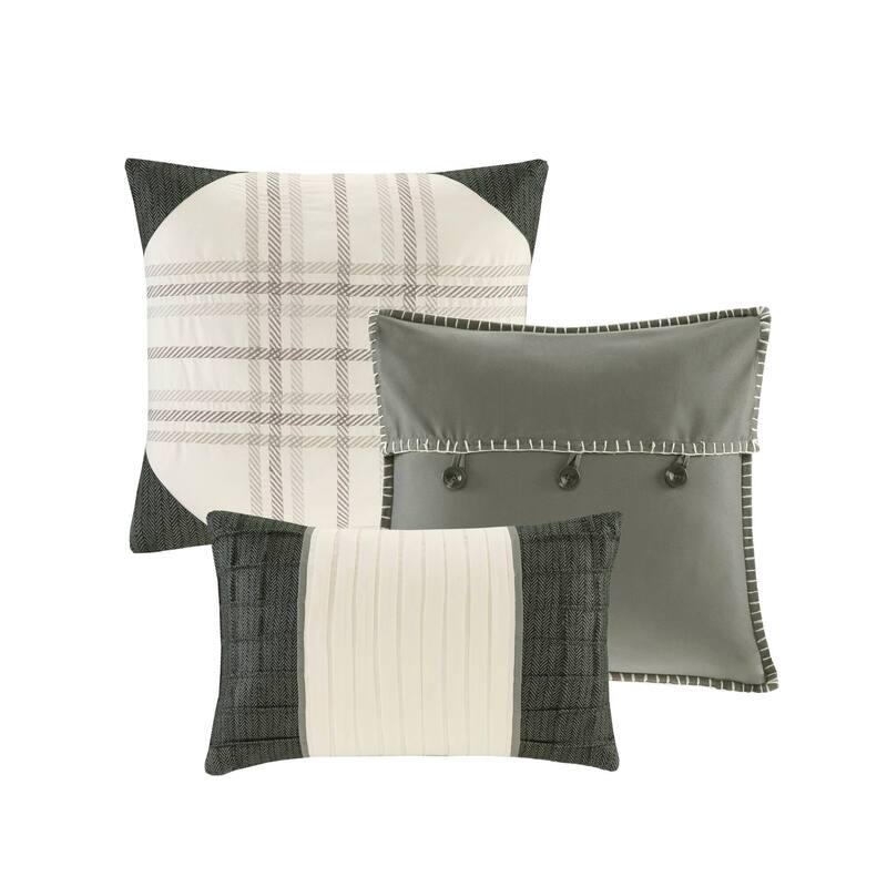 Madison Park Pioneer 7-piece Herringbone Comforter Set