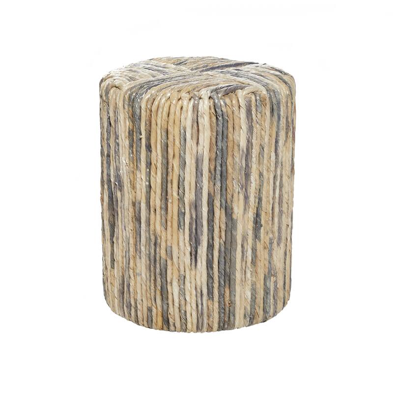 Banana Leaf Woven Accent Table - Multi Colored - Roche River Decor - Multi Colored