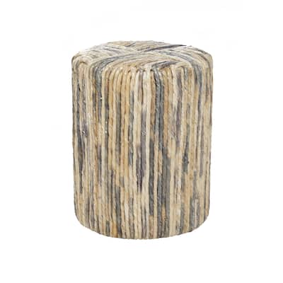 Banana Leaf Woven Accent Table - Multi Colored - Roche River Decor