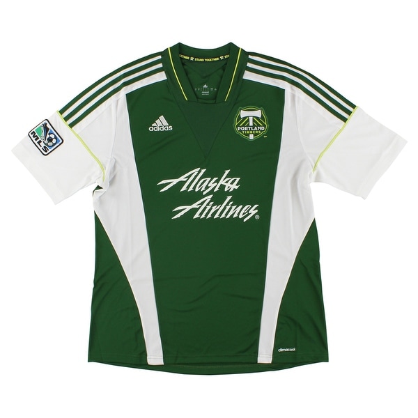 neon green adidas shirt