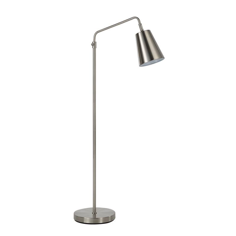 Norwich 47.5" Height Floor Lamp, Grey - 10 x 23.25 x 47.5 - 56.875 ADJ."