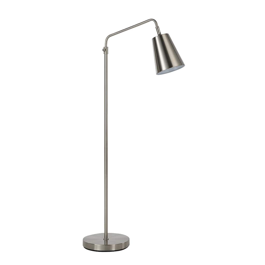 Norwich 47.5" Height Floor Lamp, Grey - 10 x 23.25 x 47.5 - 56.875 ADJ."