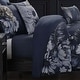 preview thumbnail 3 of 10, Bebejan Forget Me Not 100% Cotton Sateen 5-Piece Reversible Comforter Set
