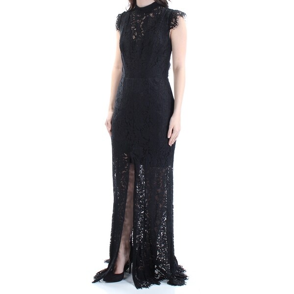 fame and partners black lace dress