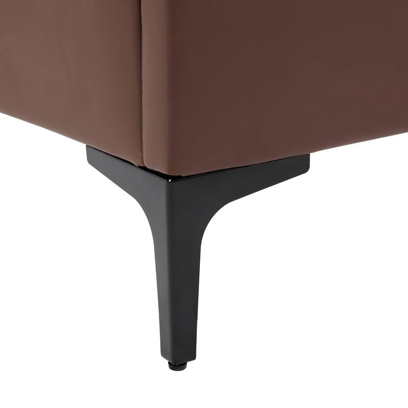 Christopher Knight Home - Nimbus Modern Upholstered Platform Bed with Wingback Headboard