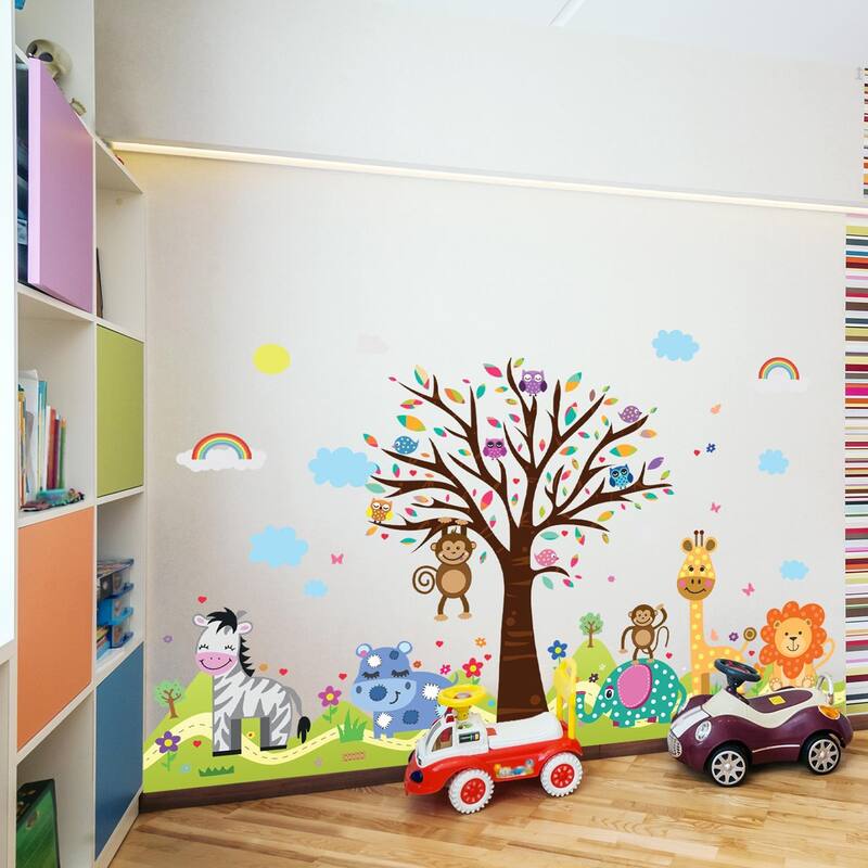 Walplus Happy London Zon Hills Kids Wall Sticker Nursery Decor Decal