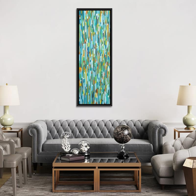 iCanvas "Les Uns Contre Les Autres" by Sylvie Demers Framed Canvas Print