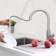 preview thumbnail 38 of 49, STYLISH Kitchen Sink Faucet Single Handle Pull Down Dual Mode in Stainless Steel - Faucet Height: 14 1/8" | Spout Height: 6 3/4"