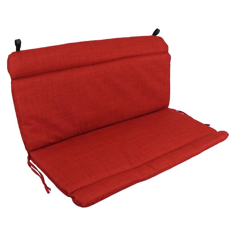40-inch by 42-inch Outdoor Seat/Back Chair Cushion - 40" x 42" - Paprika