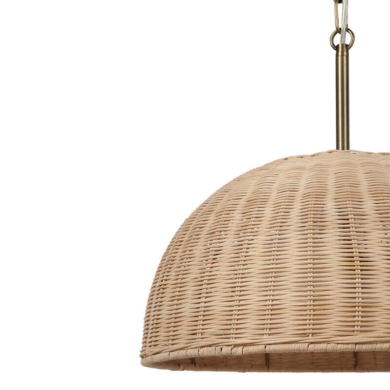 Renwil Ciara 60" Height Ceiling Fixture, Rattan