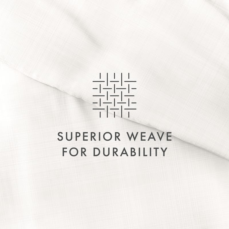 Becky Cameron Oversized Thatch 3-piece Patterned Duvet Cover Set