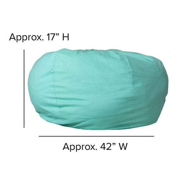 dimension image slide 0 of 8, Oversized Refillable Bean Bag Chair for Kids and Adults