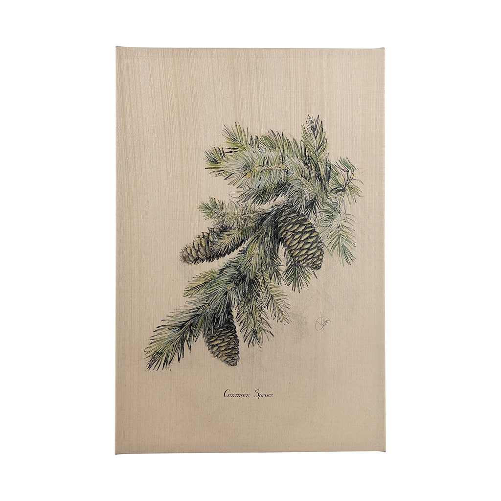 Evergreen collection IV (34 x 51) Canvas Art Print