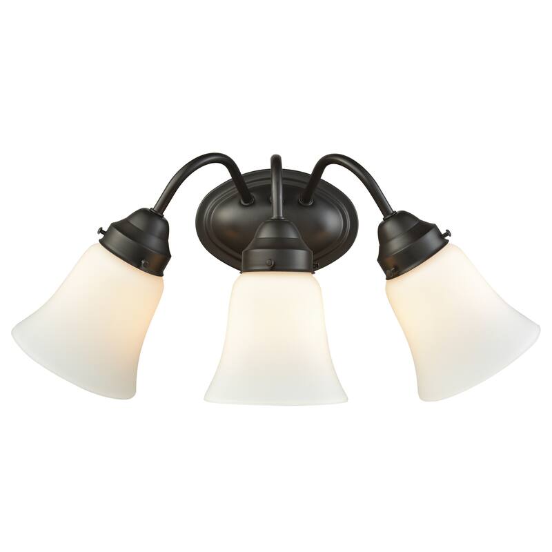 Califon 13-inch Wide 2-Light Vanity Light in Oil Rubbed Bronze - Oil Rubbed Bronze - 17
