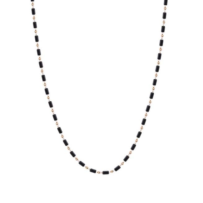 Victoria Townsend Long Black Crystal Necklace