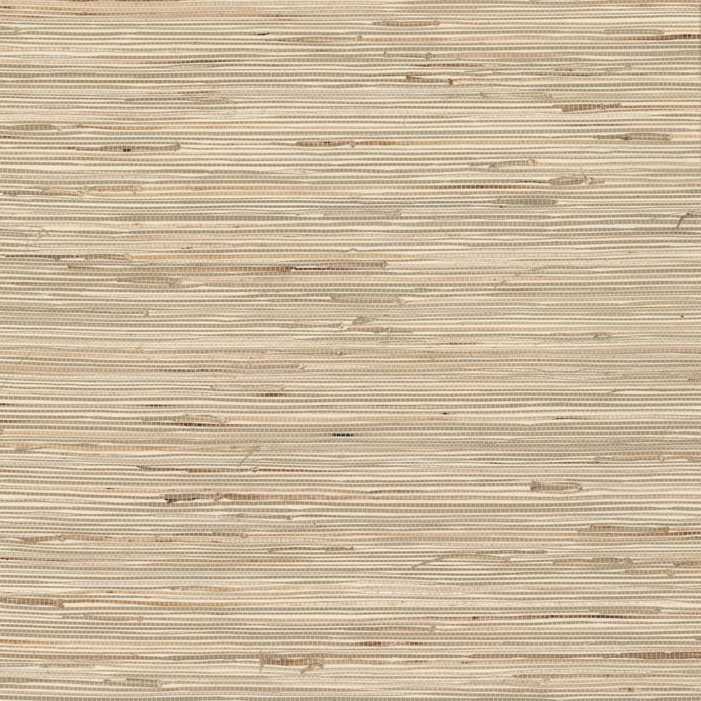 Advantage Kenneth James Sogen Natural Grasscloth Wallpaper - 36in x 288in x 0.025in