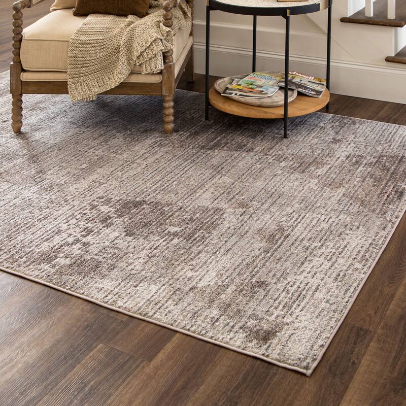 Mohawk Home Anderson Abstract Geometric Striped Contemporary Area Rug