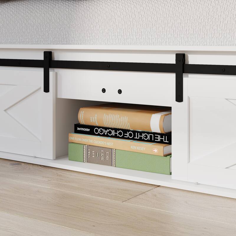 Storage Bed Queen Size Bed Frame w/Charging Station Light Drawers