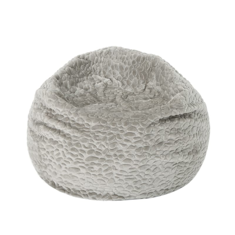 3 Foot Rounded Faux Fur Bean Bag