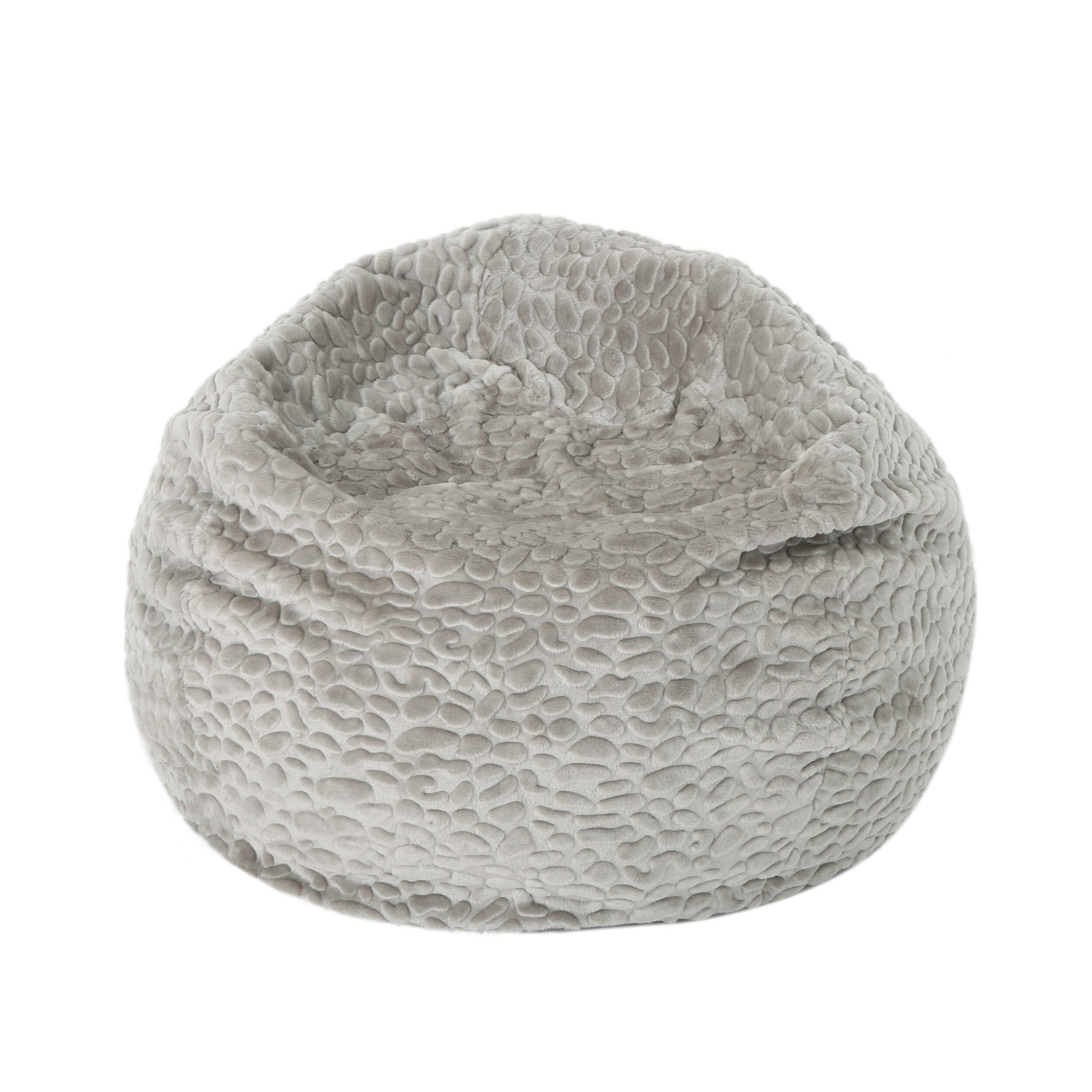 Shop Joplin Modern 3 Foot Faux Fur Bean Bag Cover Only By Christopher Knight Home On Sale Overstock 31825460