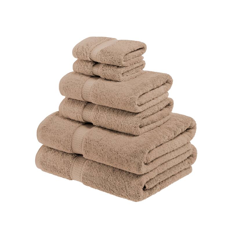 Superior Egyptian Cotton Heavyweight Solid Plush Towel Set