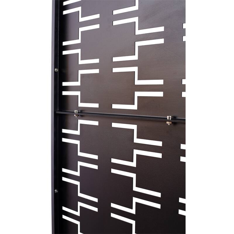 Outdoor & Indoor Freestanding Privacy Screen Privacy Screen 76"H×48"W