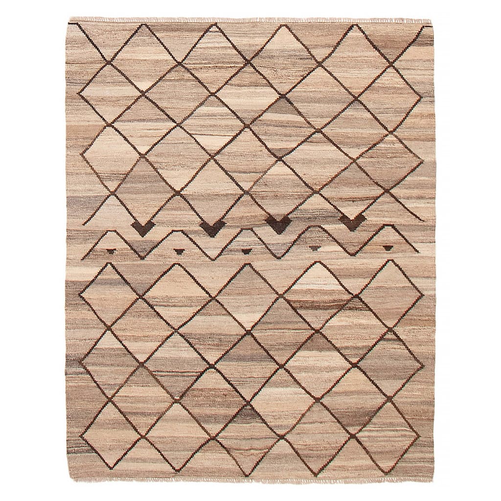 Sivas Taupe Kilim 5'1" x 6'4" - 5'1 x 6'4