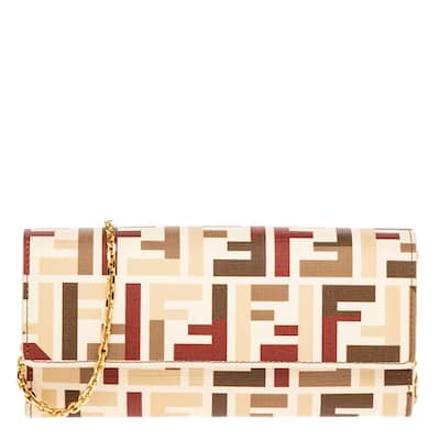Fendi Continental Wallet with Chain