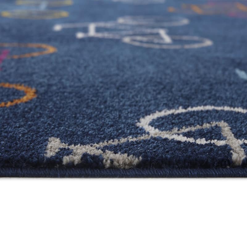 Mod-Tod Look Mom No Hands Kids Bicycle Area Rug