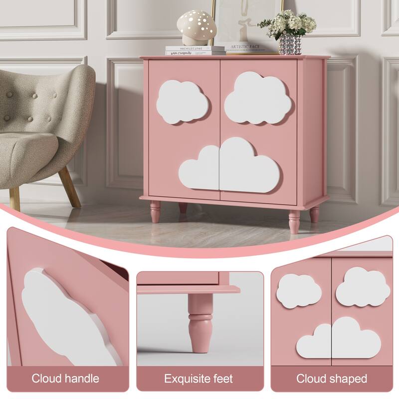 Sideboard Buffet Cabinet Kitchen Cabinet With Removable Shelves