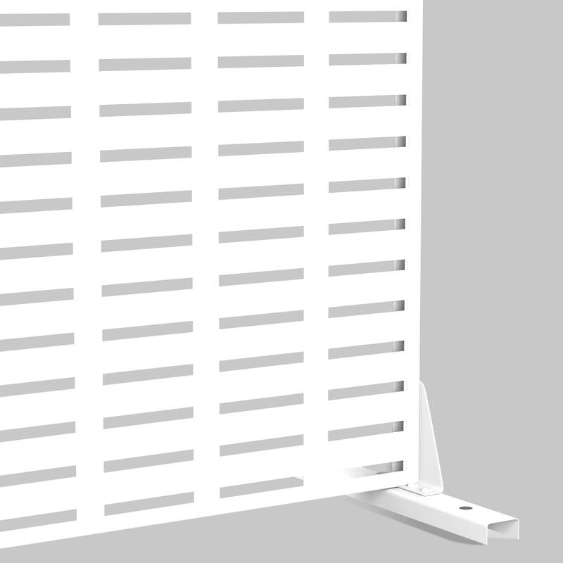Outdoor Privacy Screen Metal Privacy Screen Panel Free Standing - 72*47