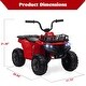 preview thumbnail 39 of 38, 12V Kids Ride-On Electric ATV, Ride On Toy for Boys and Girls