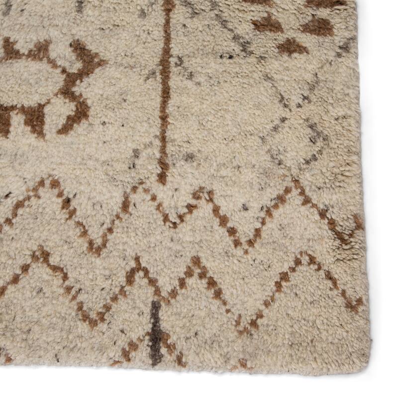 Zagora Hand-Knotted Geometric Area Rug
