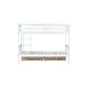 preview thumbnail 59 of 58, 2 in 1 Rubber Wood Bunk Bed with 2 Drawers,Twin Over Twin Kids Bed for Home