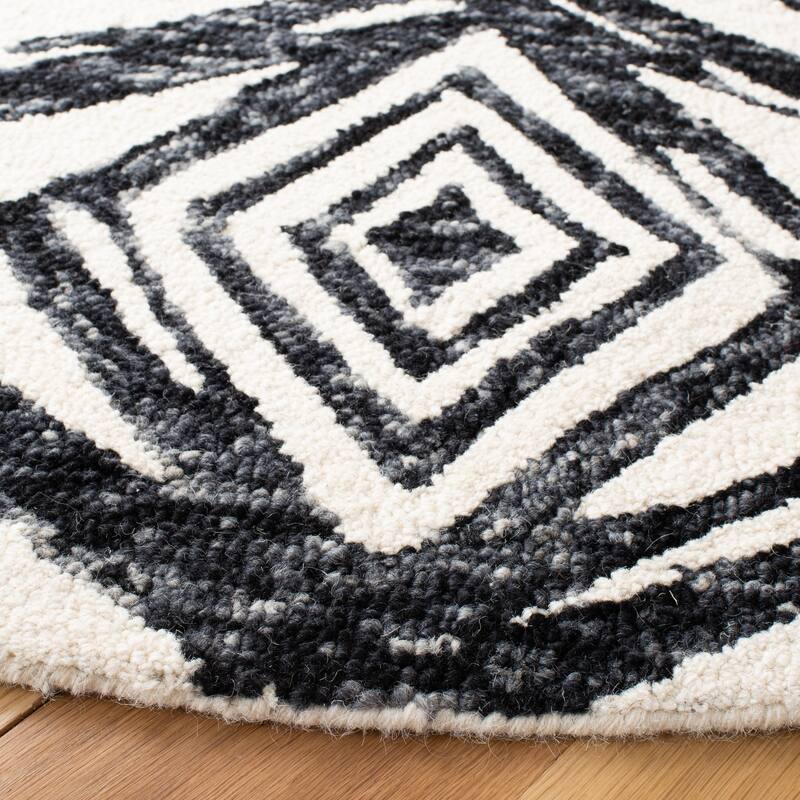 SAFAVIEH Handmade Metro Jorine Modern Abstract Wool Rug