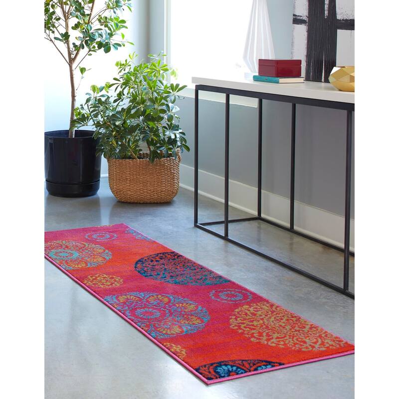 Contemporary Chorisia Collection Area Rug