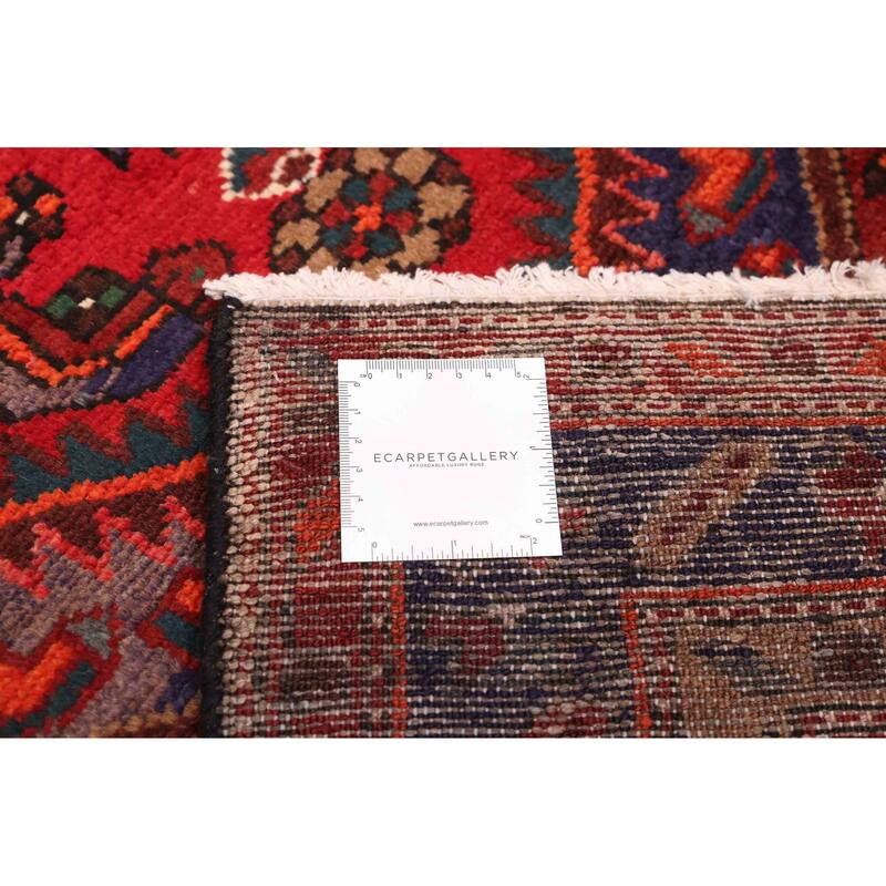 ECARPETGALLERY Hand-knotted Andelz Dark Red Wool Rug - 3'3 x 6'8
