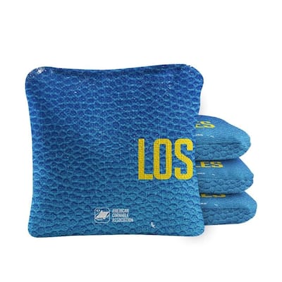 Los Angeles Blue Dual Sided Cornhole Bags