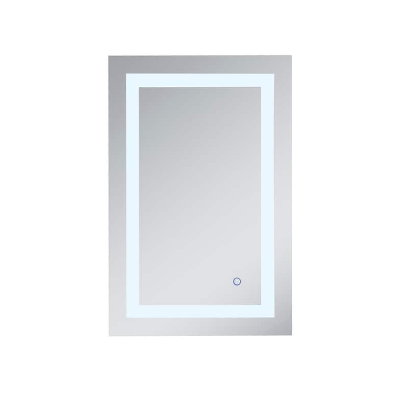 Avalon 20" x 30" Hardwired LED mirror - Silver