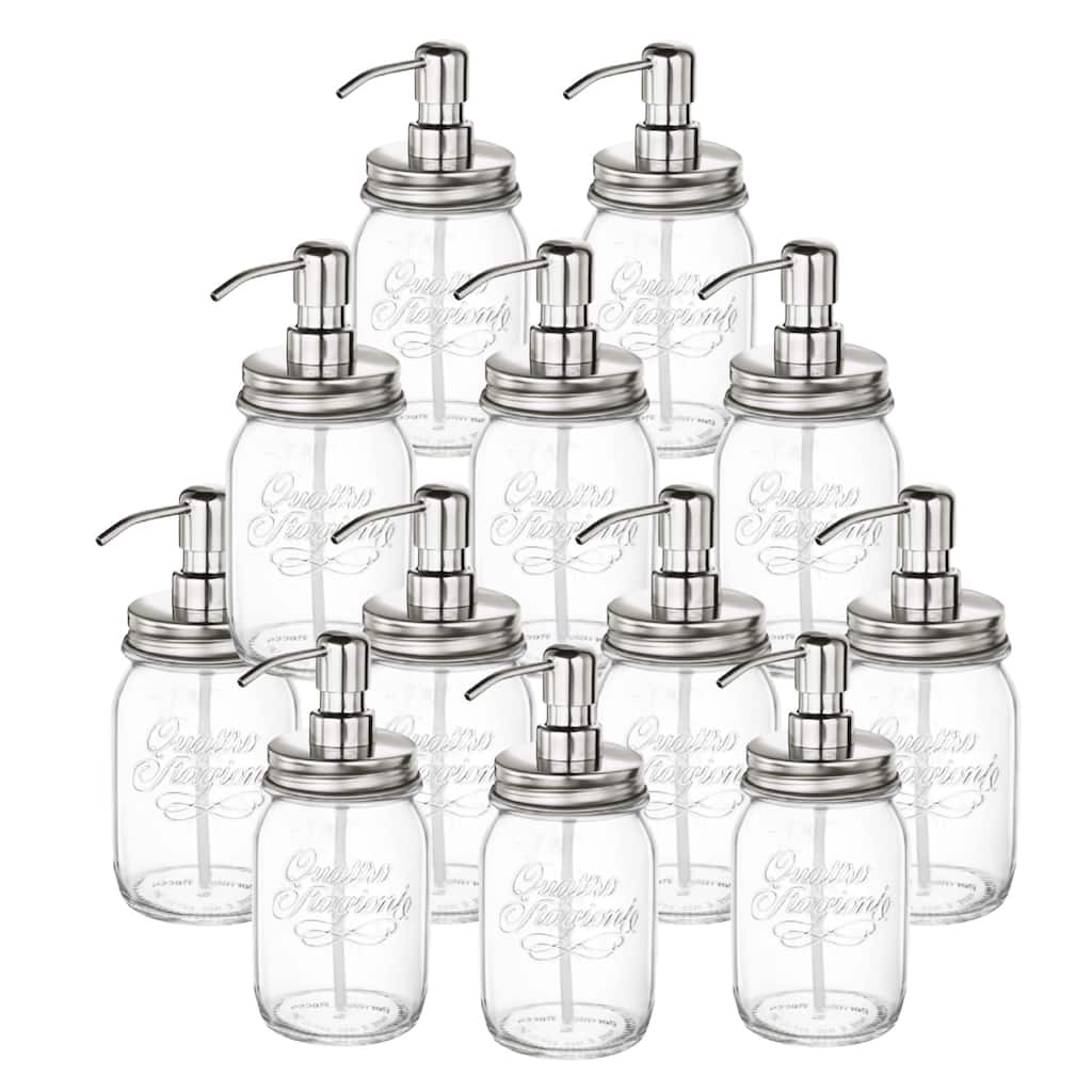 Bormioli Rocco 17 Oz Quattro Stagioni Soap Dispenser - Clear